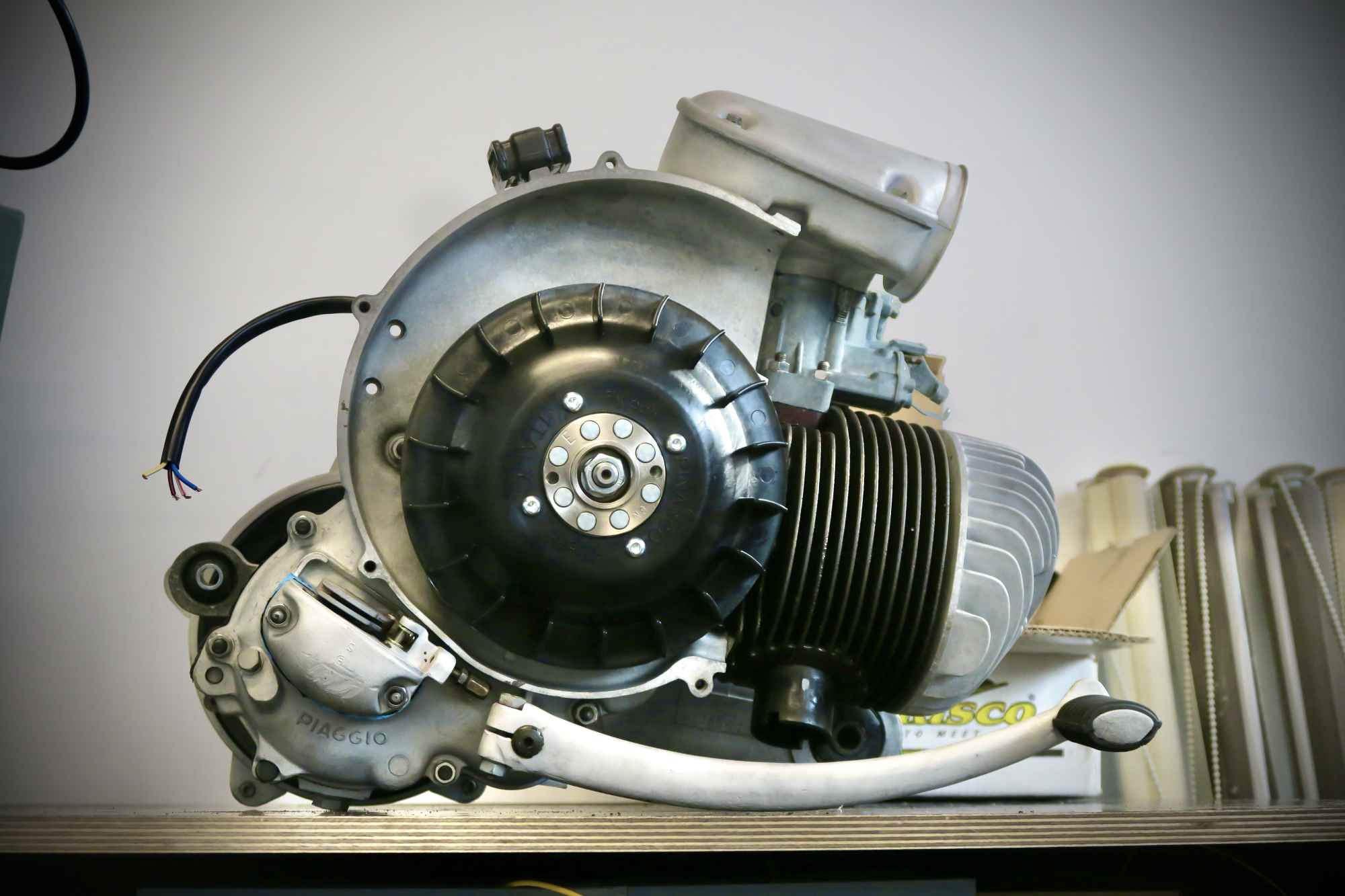 Motor Vespa 160 GS komplett montiert