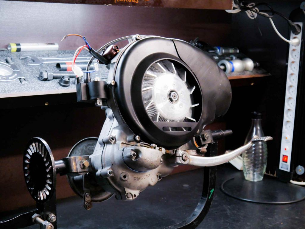 Vespa VBB Motor nach Motorrevision mit Tuning und Elektronikzündung