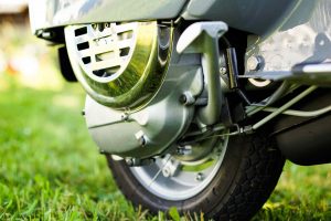 Motor Vespa PK 50 nach perfekter Restauration und Motorrevision mit Glasperlstrahlen