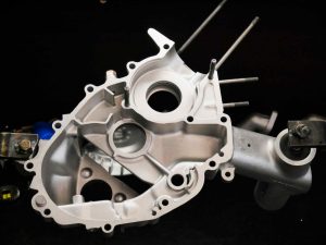 Vespa PK 50 Linkes Motorgehäuse bei Motorrevision