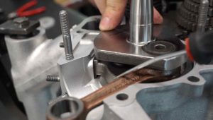 Vespa PK Motor Spalt Drehschieber Kurbelwelle prüfen