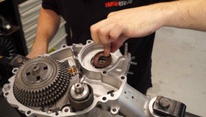 Vespa PK Motor Wellendichtring Simmerring Kurbelwelle links einbauen